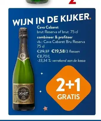 Cava cabaret brut reserva of brut 75 cl