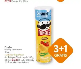 OKay Pringles volledig assortiment 185 g aanbieding