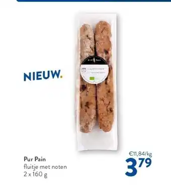 Pur pain fluitje met noten 2 x 160 g