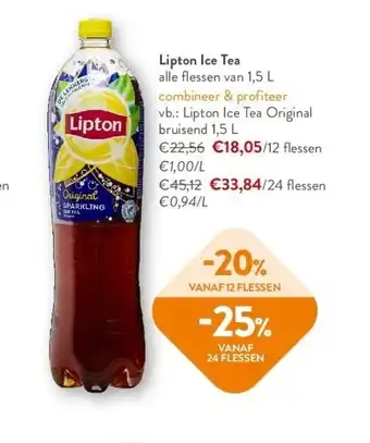 OKay Lipton ice tea alle flessen van 1,5 l aanbieding