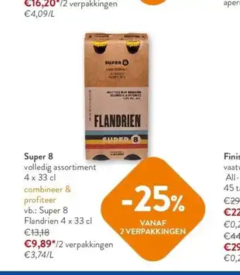 OKay Super 8 volledig assortiment 4 x 33 cl aanbieding