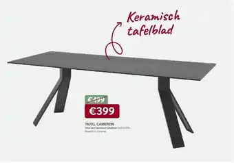Crack Tafel cameron aanbieding