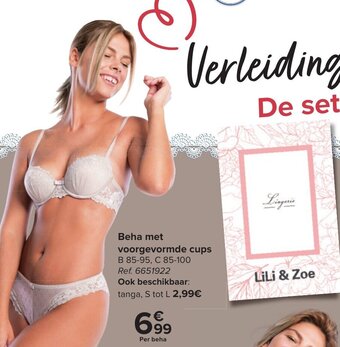 Hyper Carrefour Beha met voorgevormde cups aanbieding