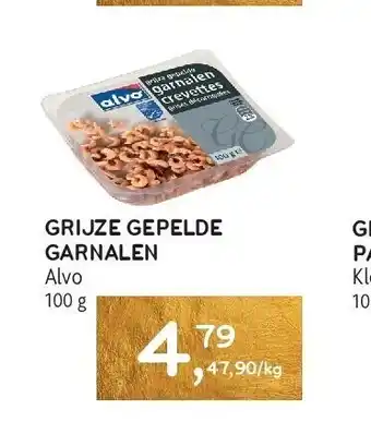Alvo Grijze gepelde garnalen aanbieding