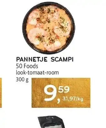 Pannetje scampi