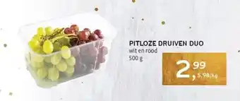 Pitloze druiven duo