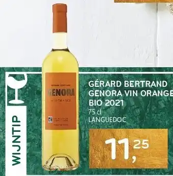 Alvo Gérard bertrand genora vin orange bio 2021 aanbieding