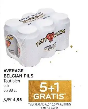 Alvo Average belgian pils aanbieding