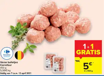 Carrefour Market Verse balletjes carrefour aanbieding