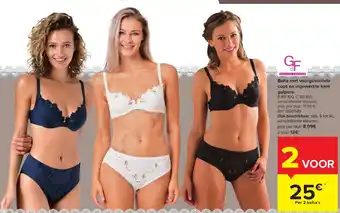 Beha met voorgevormde cups en ingewerkte kant guipure