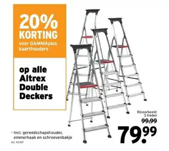 GAMMA Altrex double deckers aanbieding