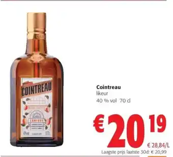 Colruyt Cointreau likeur 40 % vol 70 cl aanbieding