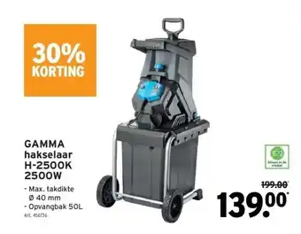 GAMMA Gamma hakselaar h-2500k 2500w aanbieding