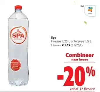 Colruyt Spa Finesse 1,25 L of Intense 1,5 L Intense aanbieding