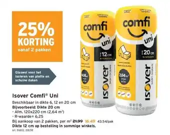 GAMMA Isover comfi uni aanbieding