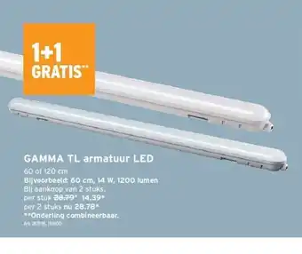 GAMMA Gamma tl armatuur led aanbieding