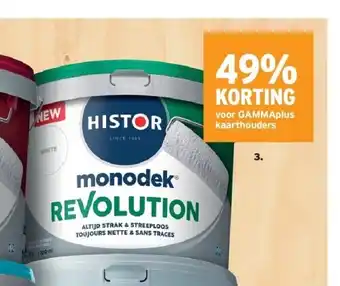 GAMMA Histor monodek revolution 10l aanbieding