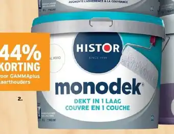 GAMMA Histor monodek mat 10l aanbieding