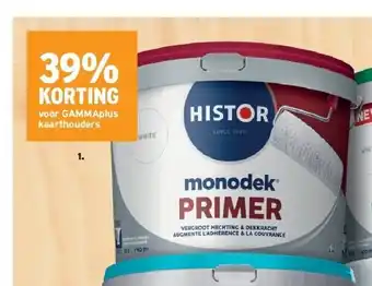 GAMMA Histor monodek primer wit 10l aanbieding