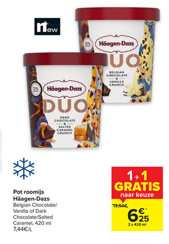 Carrefour Market Pot roomijs häagen-dazs aanbieding