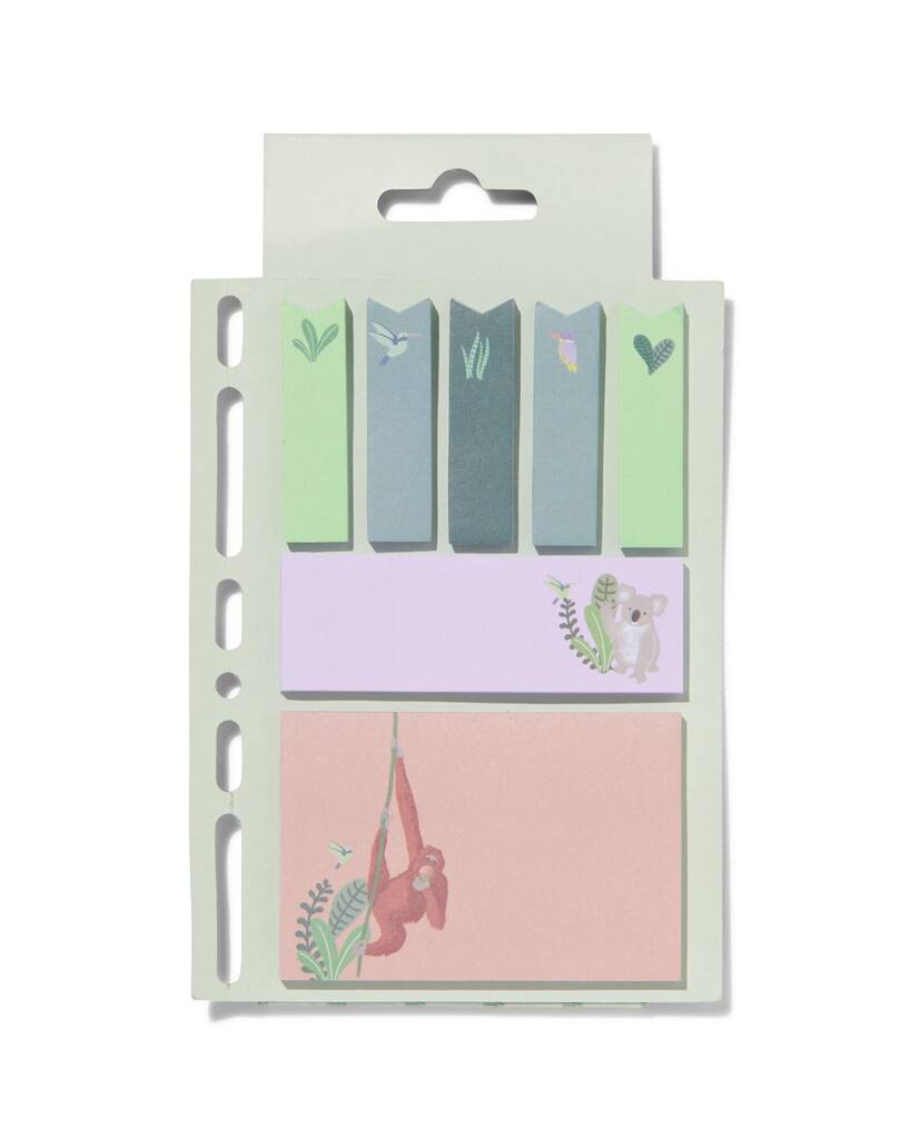 Hema sticky notes dieren promotie bij HEMA
