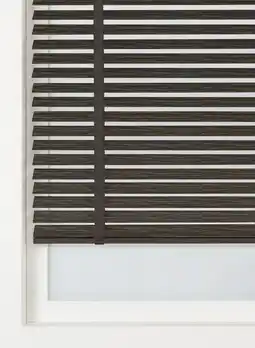HEMA Hema jaloezie hout bamboe 50mm donkerbruin (donkerbruin) aanbieding