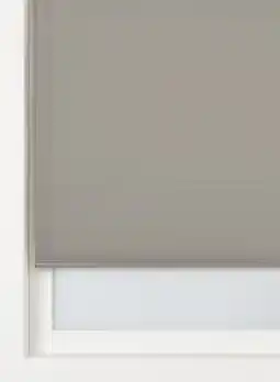 Hema plisse dubbel lichtdoorlatend witte achterzijde middengrijs (middengrijs)