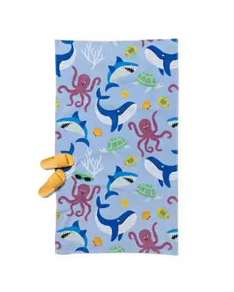 HEMA kinder strandlaken 80x140 walvis aanbieding