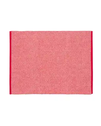 HEMA Hema placemat met visgraat 35x45 katoen rood (rood) aanbieding