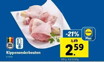Lidl Kippenonderbouten aanbieding