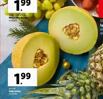 Lidl Galia meloen aanbieding
