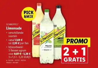 Lidl Limonade aanbieding