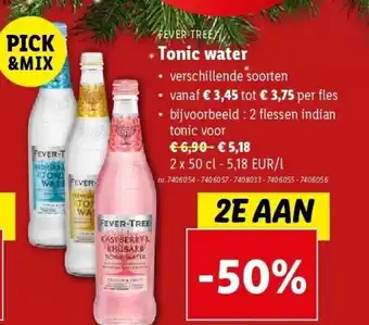 Lidl Tonic water aanbieding