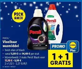 Lidl Vloeibaar wasmiddel aanbieding