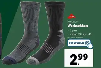 Lidl Werksokken aanbieding