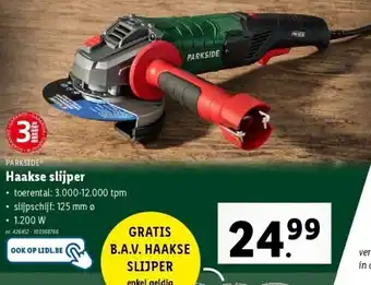 Lidl Haakse slijper aanbieding