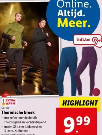 Thermische broek