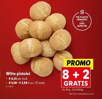 Lidl Witte pistolet aanbieding