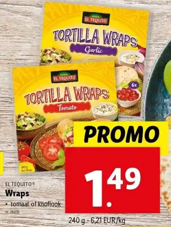 Lidl Wraps aanbieding
