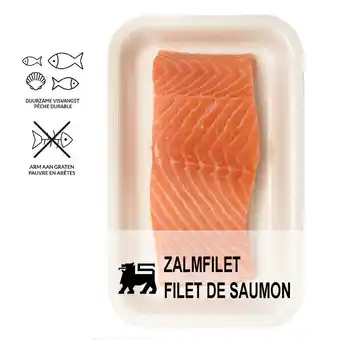 Delhaize Zalm | filet | zonder vel aanbieding