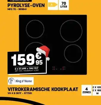 Electro Depot Vitrokeramische kookplaat aanbieding