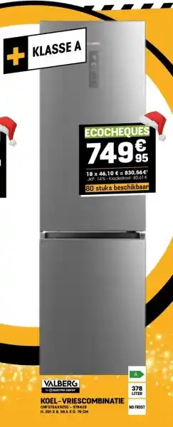 Electro Depot Koel-vriescombinatie aanbieding