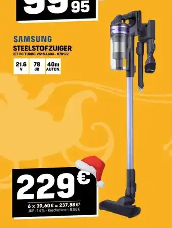 Steelstofzuiger jet 60 turbo vs15a603