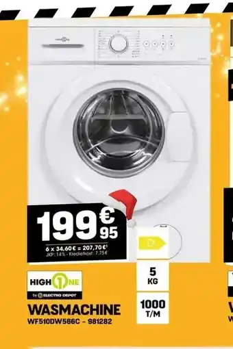 Electro Depot Wasmachine wf510dw566c aanbieding
