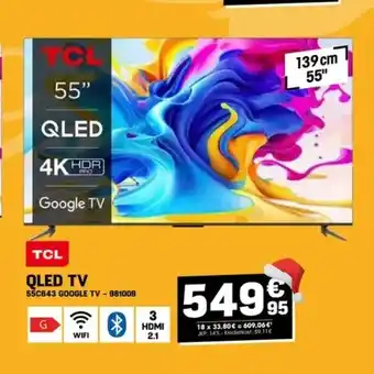 Electro Depot Qled tv aanbieding