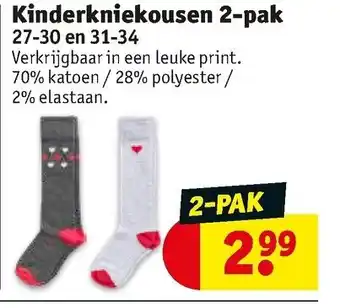 Kruidvat Kinderkniekousen 2-pak aanbieding