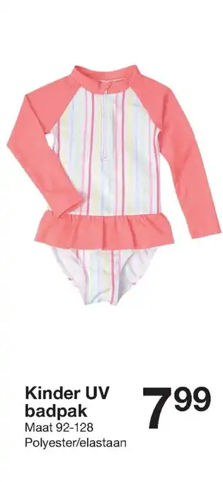 Zeeman Kinder UV badpak aanbieding