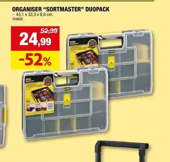Organiser “sortmaster” duopack