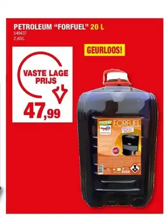 Hubo Petroleum “forfuel” 20 l aanbieding