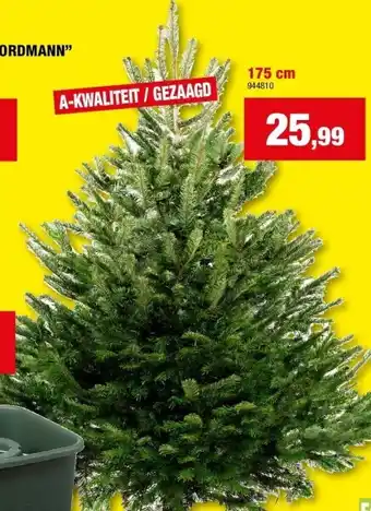 Hubo Kerstboom “nordmann” 150 cm aanbieding